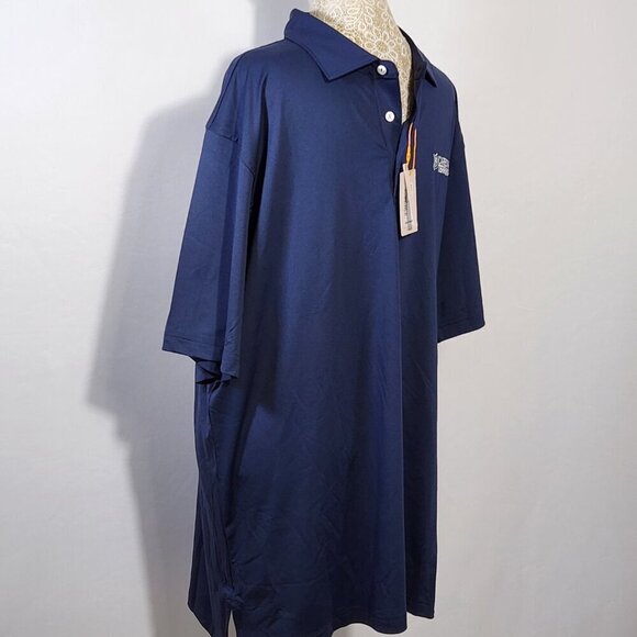 Peter Millar Men's Size L Blue Summer Comfort Crown Sport Sun Protection Shirt - Picture 6 of 13